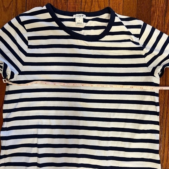 J.Crew Navy and White T Shirt Dress, Size Small - Picture 7 of 7